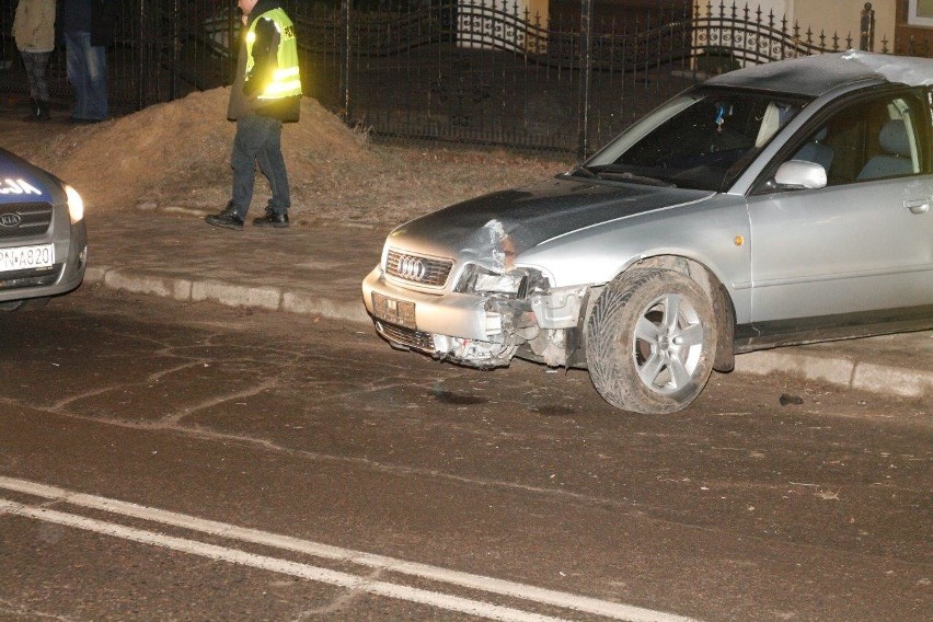 Kolizja w Dębnicy Kaszubskiej. Kierujący srebrnym Audi...