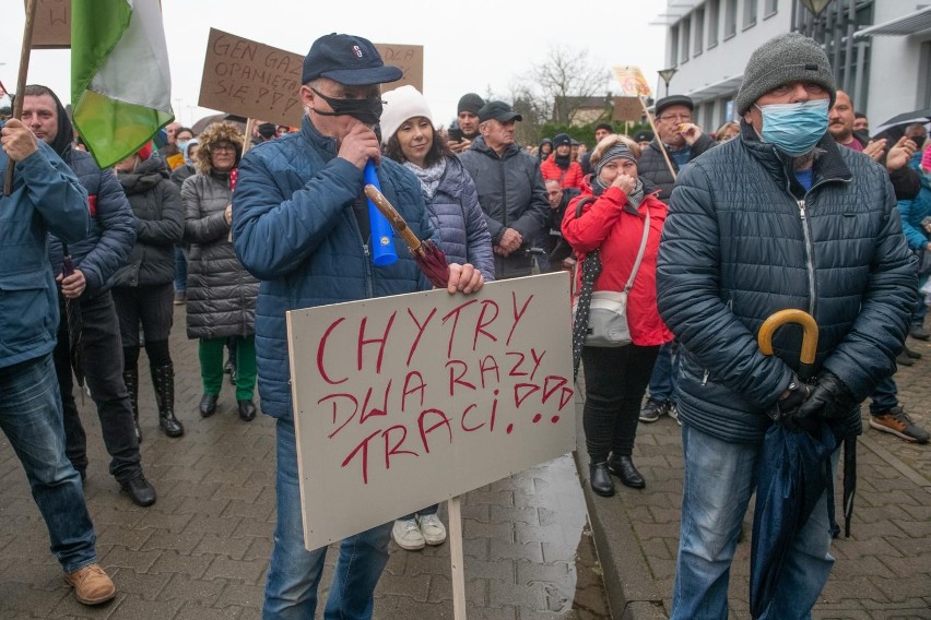 Na początku listopada w Tarnowie Podgórnym odbył się protest...