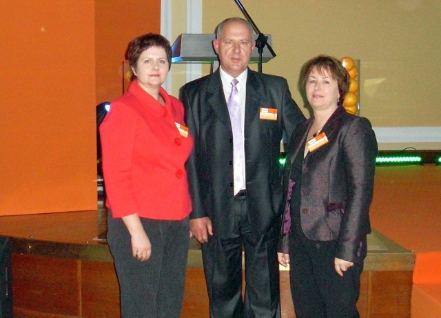 Laureaci Gali Maria Piekarz, Renata Sękiel i Jerzy Miszczyszyn.