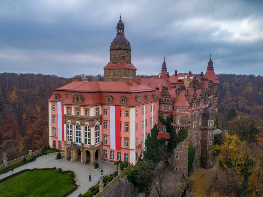Zamek Książ - obchody 100-lecia odzyskania niepodległości
