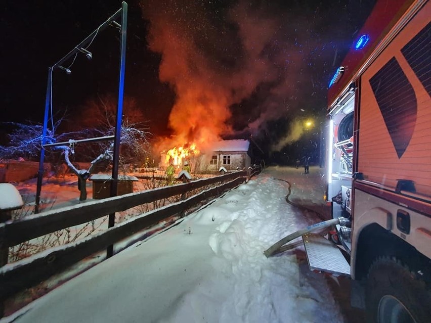 Dzisiaj (09.02.2021) po godz. 4 rano doszło do pożaru...