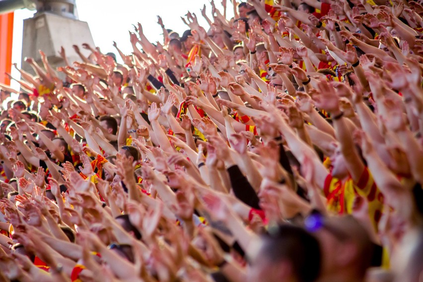 Jagiellonia Białystok - Legia Warszawa 6.05.2018. Kibice...