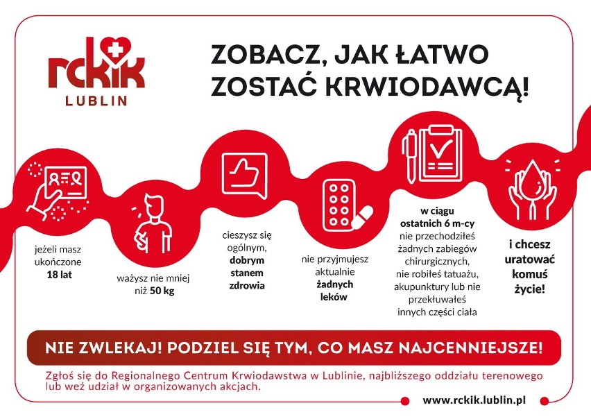 Puacz Elżbieta, dyrektor RCKiK w Lublinie: „Oddaj krew i uratuj komuś życie". Posłuchaj naszej rozmowy tygodnia