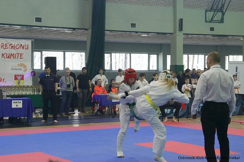 Ostrowski Klub Karate Kyokushinkai: 10 medali Otwartych Mistrzostw Makroregionu Wschodniego Oyama PFK w Białymstoku