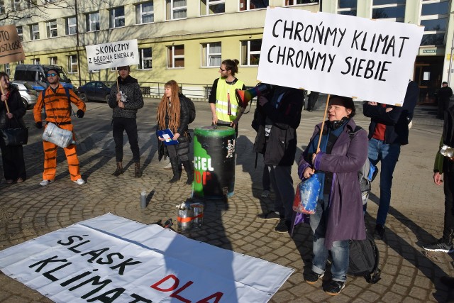 Demonstracja antywęglowa w Katowicach