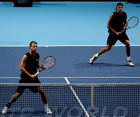 Łukasz Kubot i Austriak Oliver Marach odnieśli drugie zwycięstwo w drugim meczu grupowym turnieju Masters.