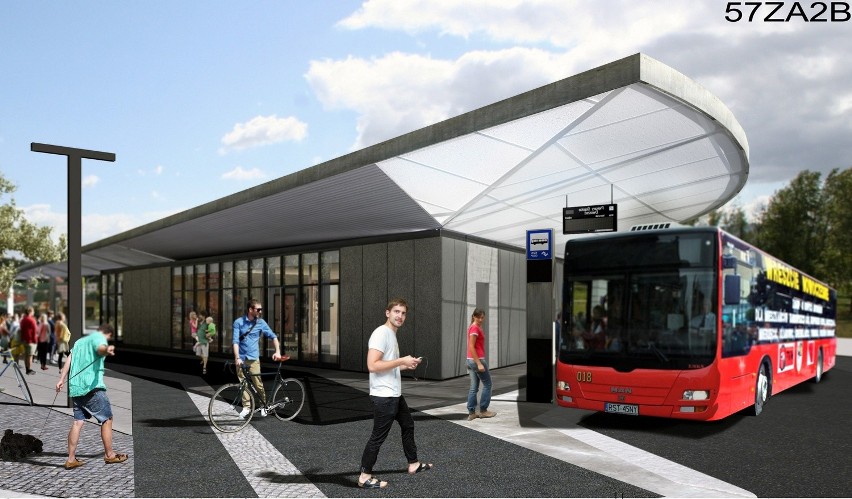 Tak ma wyglądać nowy dworzec autobusowy w Piekarach...