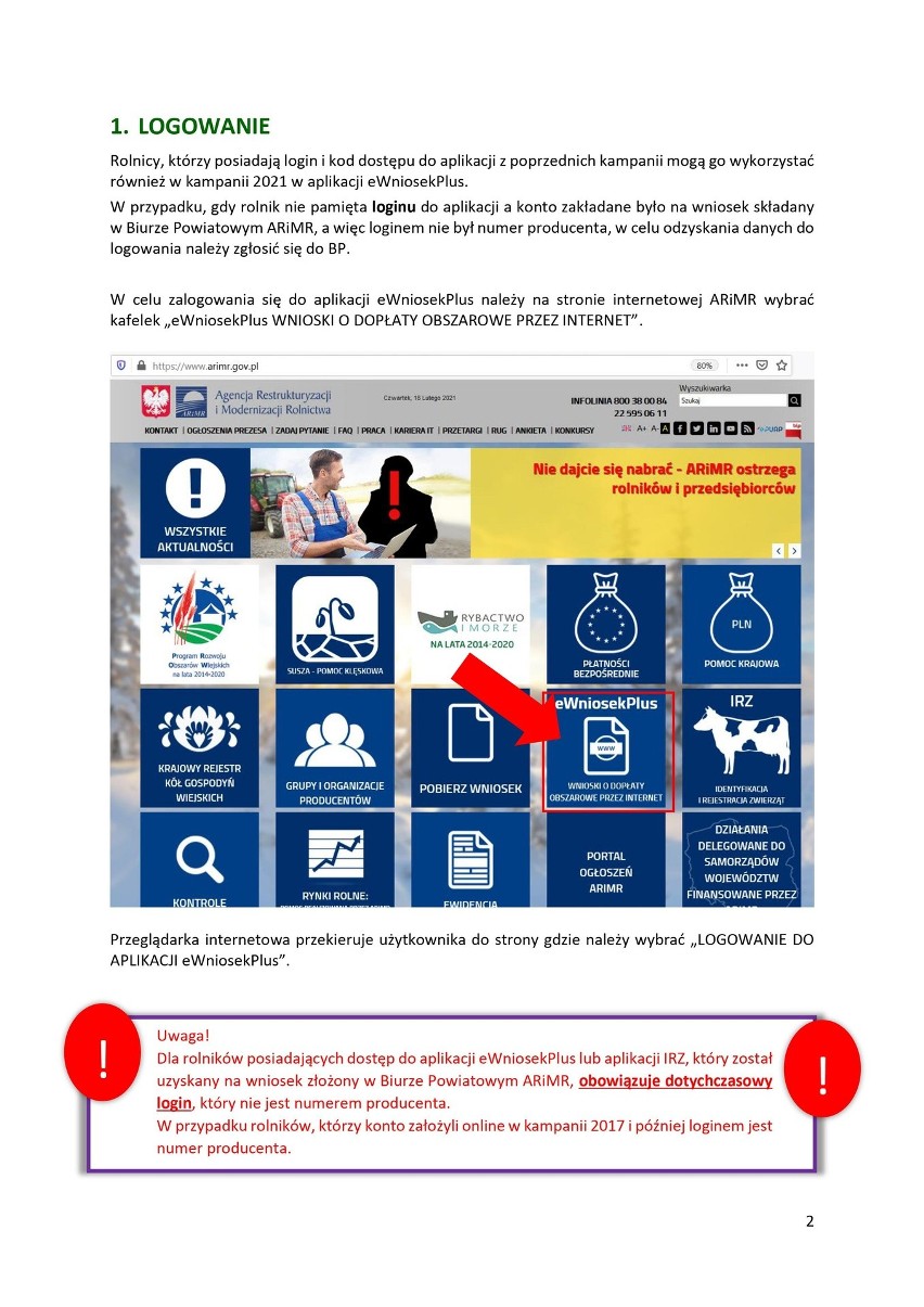 E-wniosek w ARiMR. Jak zalogować się do eWniosekPlus i złożyć formularz o dopłaty?
