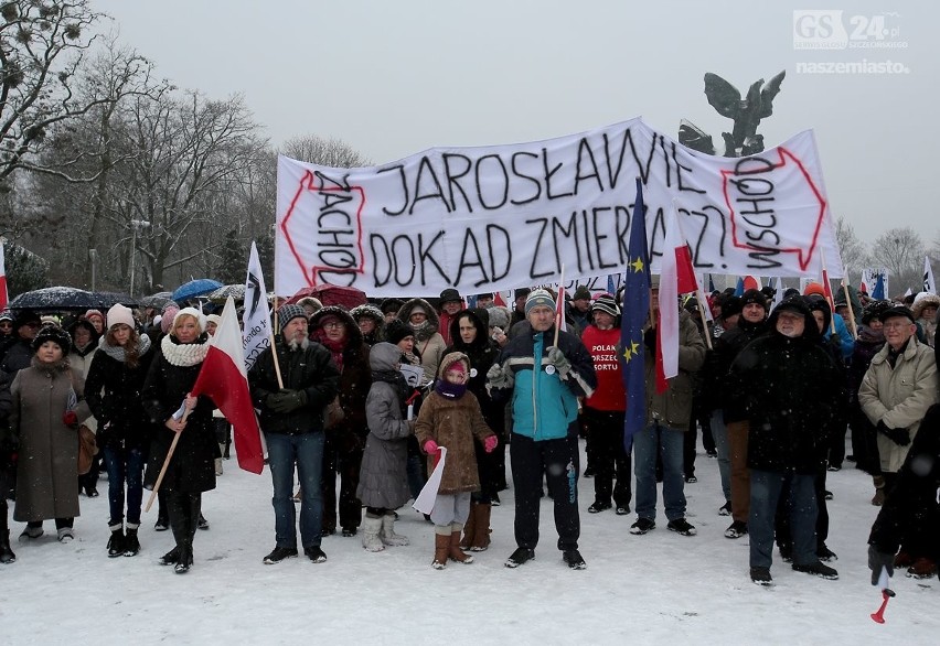 Manifestacja KOD w Szczecinie