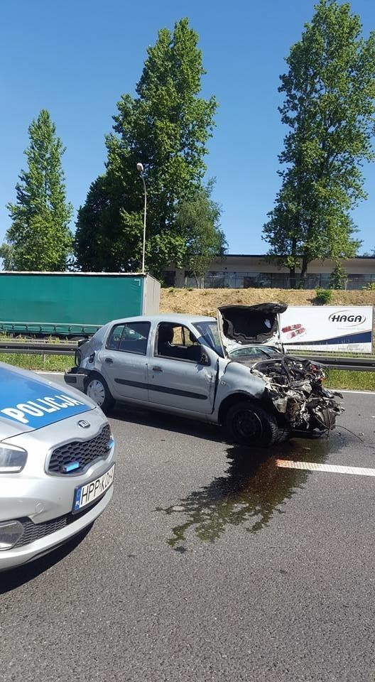 Pościg w Katowicach na autostradzie A4: Kierowca został...