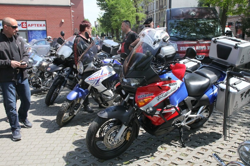 Wystawa motocykli przed Galerią Łódzką [ZDJĘCIA, FILM]