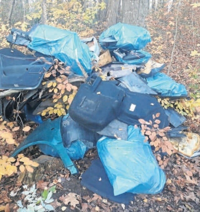 Śmieci wielkogabarytowe najlepiej zgłosić policji, straży...