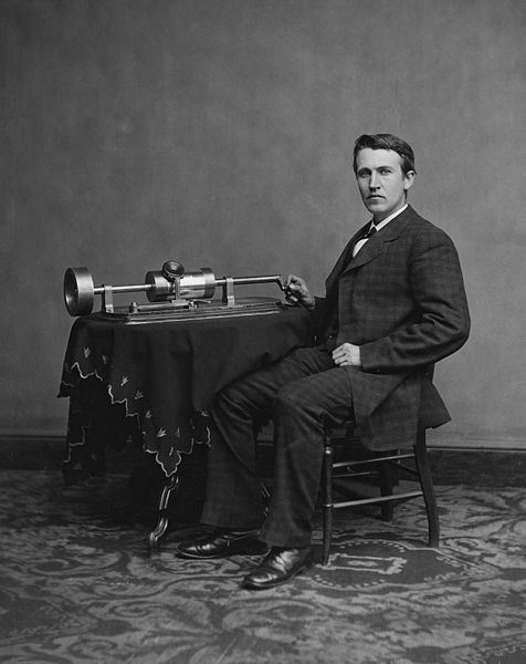 Edison pokazał fonograf i nagrał Bismarcka
