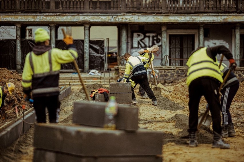 Modernizacja Parku Staromiejskiego w Łodzi. Trwają prace, są piękne plany. Już widać jak się zmieni. Zobaczcie zdjęcia