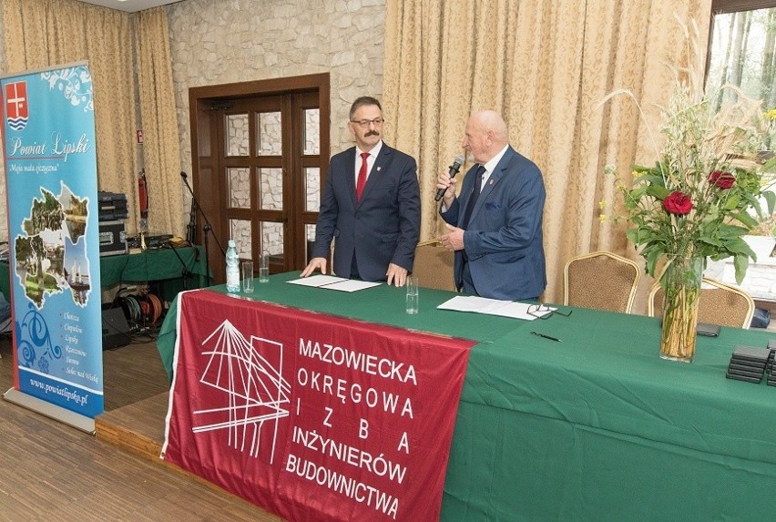 Spotkanie poprowadzili od lewej: starosta lipski Sławomir...