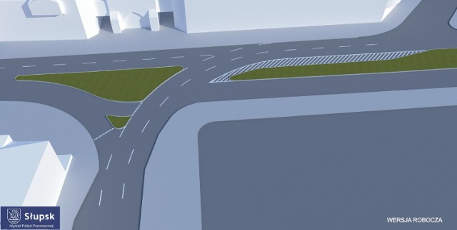 Projekt przebudowy newralgicznego skrzyżowania, choć zaawansowany, to jeszcze wersja robocza