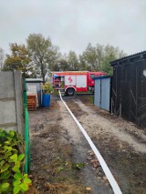Ogień w szeregowcu w Napolu! Strażacy ruszyli na ratunek - zobacz zdjęcia