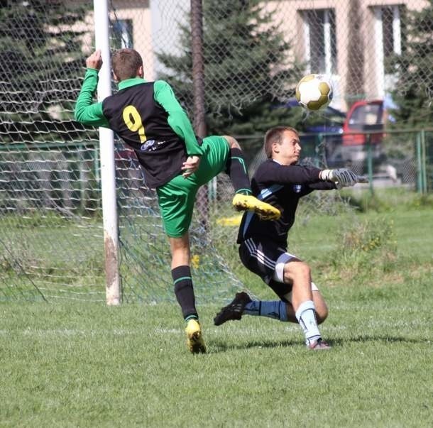 Siarkowcy (zielono-czarne stroje) ostatnio cieniowali, ale w meczu ze Stalą Sanok pokazali na co ich stać.