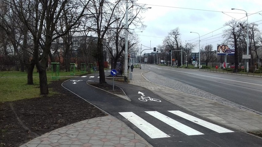 Oddano kolejny fragment drogi rowerowej na Grabiszyńskiej (ZOBACZ)