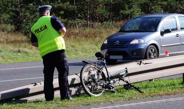 Zgineła rowerzystkaZgineła rowerzystka