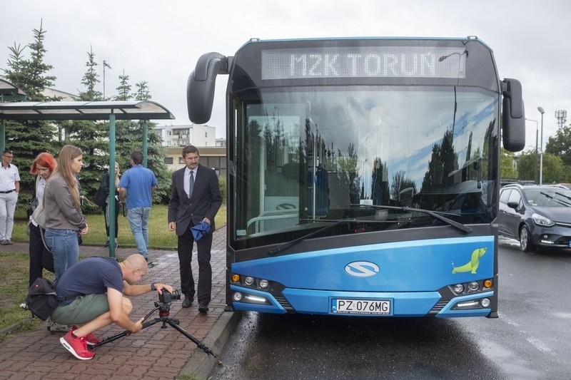 MZK w Toruniu testuje ekologiczny autobus [zdjęcia]
