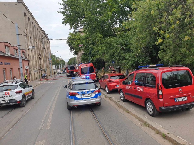 Pożar spowodował wyłączenie z ruchu odcinka ulicy Kilińskiego pomiędzy ulicami Pomorską i Północną