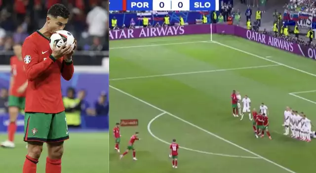 Atomowe uderzenie Ronaldo w meczu 1/8 finału Euro ze Słowenią. Zmierzono jego siłę