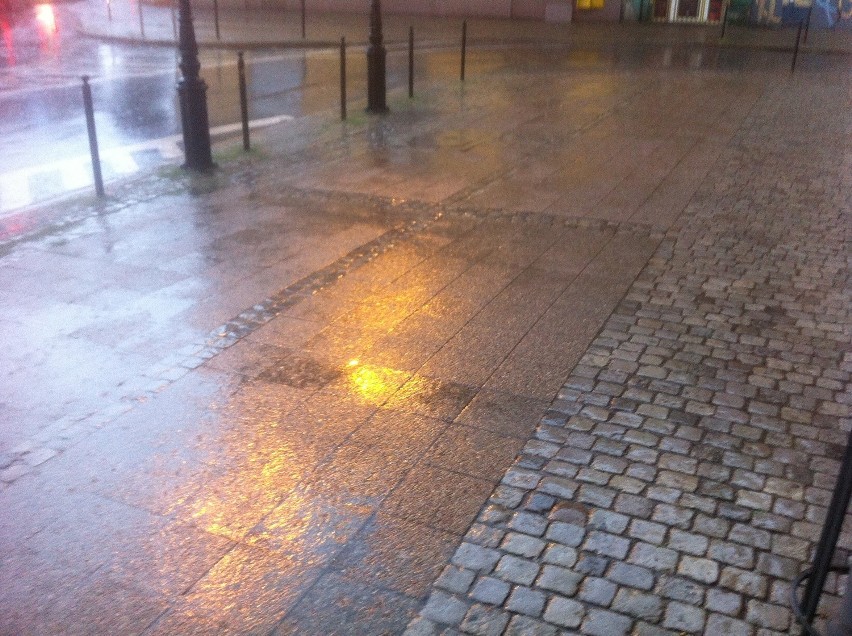Deszcz w Gdańsku