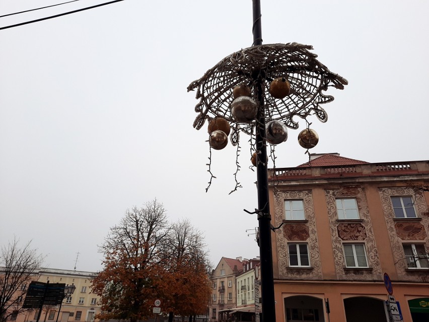 Świąteczno -  noworoczne dekoracje na ulicach Białegostoku