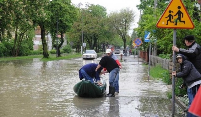 Powódź w Koźlu, 2010 rok.