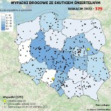 23 śmiertelne wypadki w naszym województwie. Policja opublikowała bilans wypadków drogowych