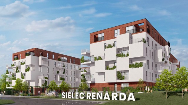 Nowe osiedle Sielec Renarda, wizualizacja. na następnych zdjęciach: oferty małych i dużych, tanich i drogich mieszkań w Sosnowcu