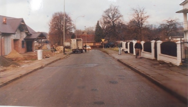 Ulica Lenarta w Krośnie. Miejsce, w którym doszło do rozboju w 2000 roku