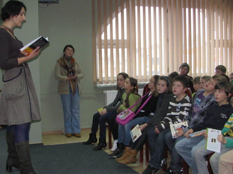 Roksana Jędrzejewska – Wróbel czytała dzieciom swoje utwory