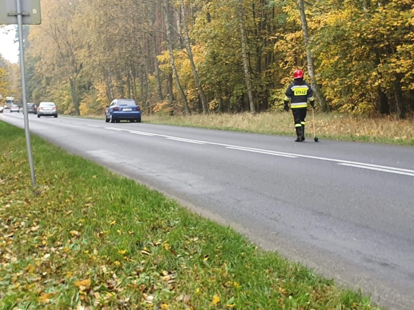 W środę około godz 11 na drodze wojewódzkiej nr 163 w...