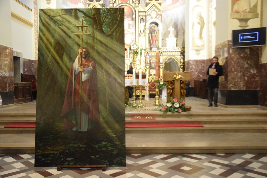 Nowy obraz św. Wojciecha w bazylice św. Wojciecha w...