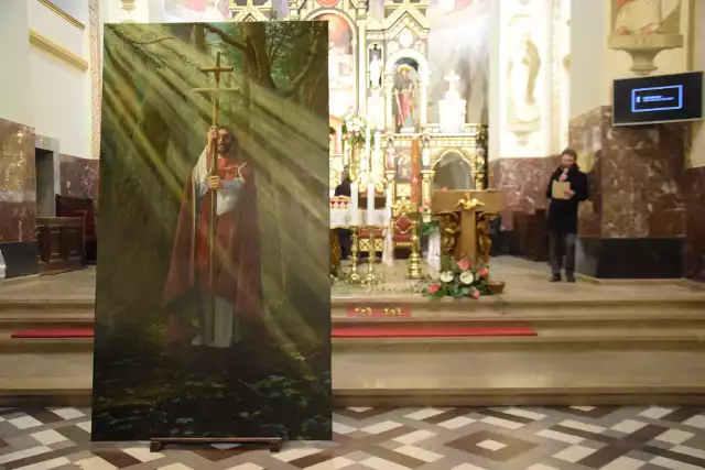 Nowy obraz św. Wojciecha w bazylice św. Wojciecha w Mikołowie