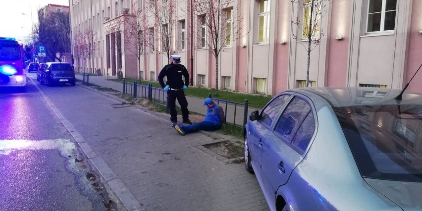 Ucieczka przed policją zakończona wypadkiem i pirat mknący 140 km/h