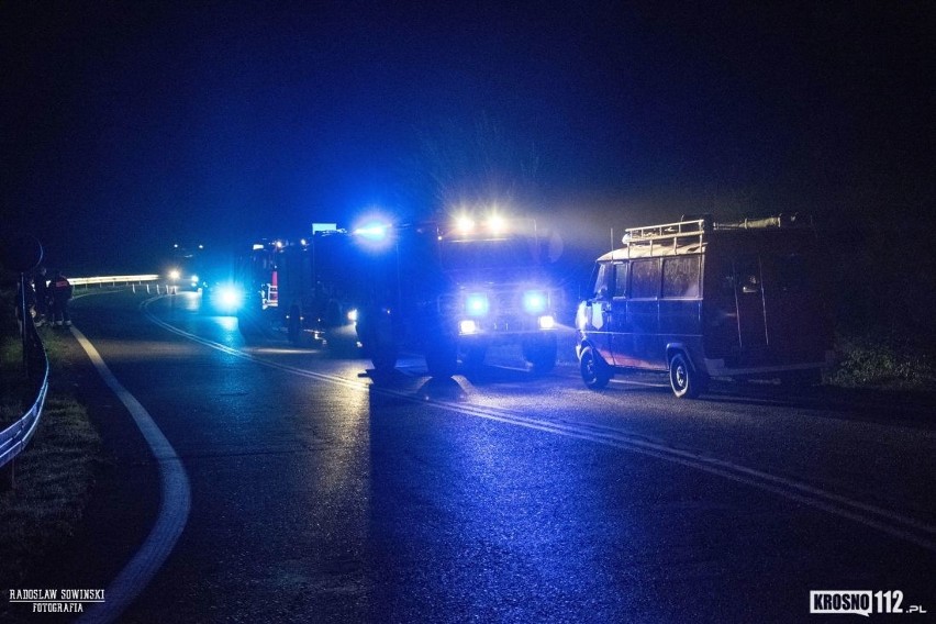 Podkarpacie. Tragiczny wypadek autobusu w Leszczawie Dolnej,...