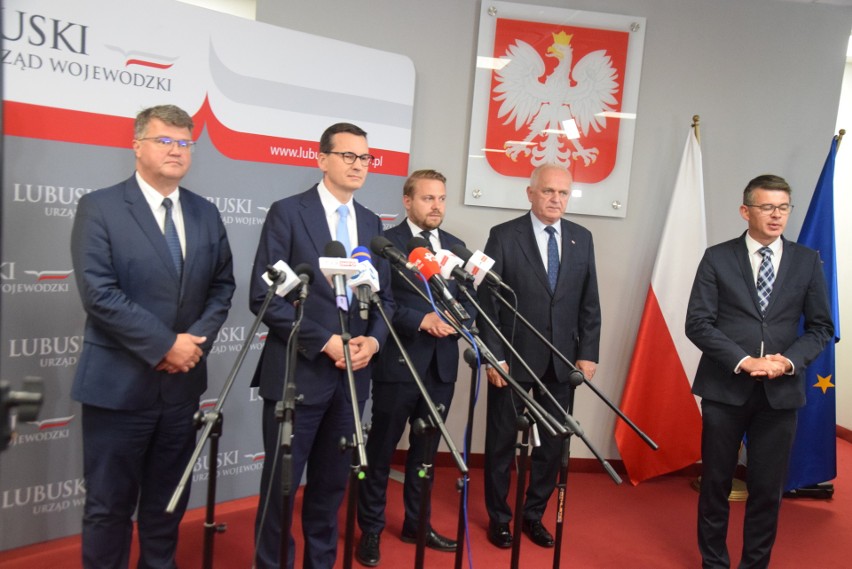Premier Mateusz Morawiecki brał w Gorzowie udział w zebraniu...