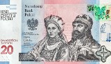 Nowy banknot 20 zł z Mieszkiem I i Dobrawą