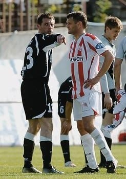 Łukasz Skrzyński (z lewej) i Arkadiusz Baran - przez pięć i pół roku byli w jednej drużynie FOT. MICHAŁ KLAG