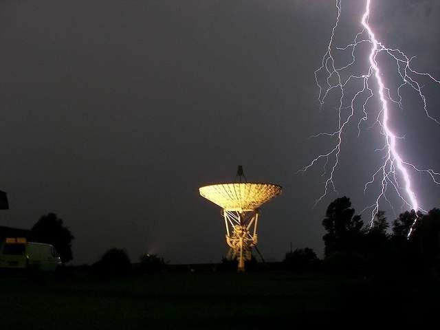 Burza nad CentrumBurza nad Centrum Astronomicznym w Piwnicach