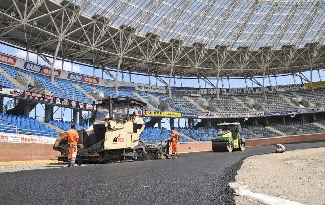 Wybudowany tor asfaltowy na Motoartenie ma 600 m długości.