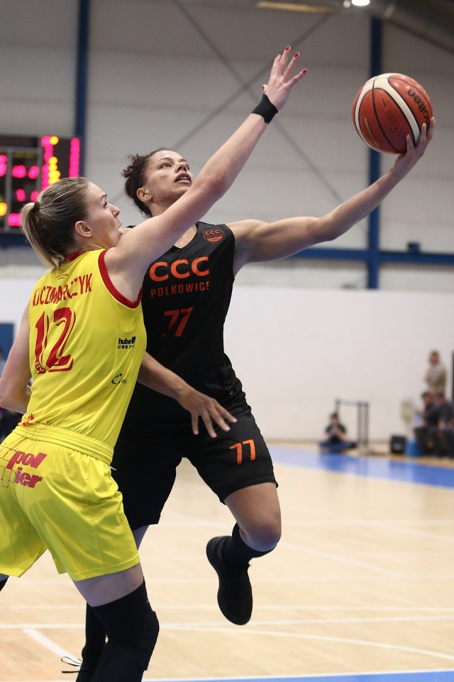 Alysha Clark po raz kolejny pokazała, że jest jedną z najlepszych koszykarek w Basket Lidze Kobiet