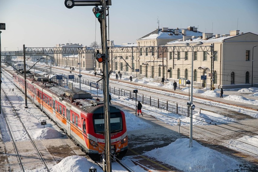 Atak zimy w Podlaskiem sparaliżował kolej