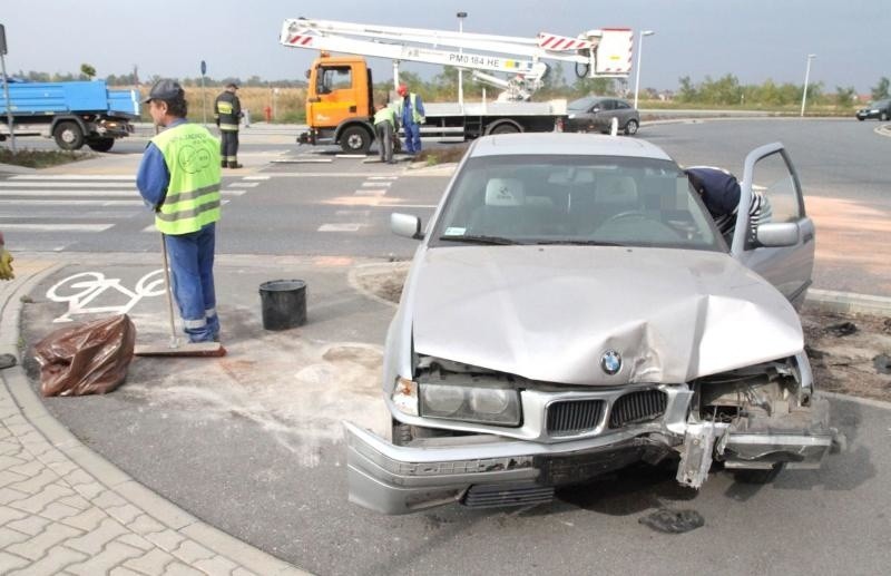 Wypadek BMW, Graniczna, Wrocław, 07.10.2015