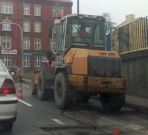 Prace na ul. Szczecińskiej w Słupsku