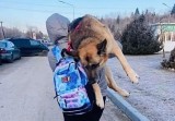 Ukrainiec ratował psa, niosąc go 15 km do granicy w Medyce pod Przemyślem! [ZOBACZ]