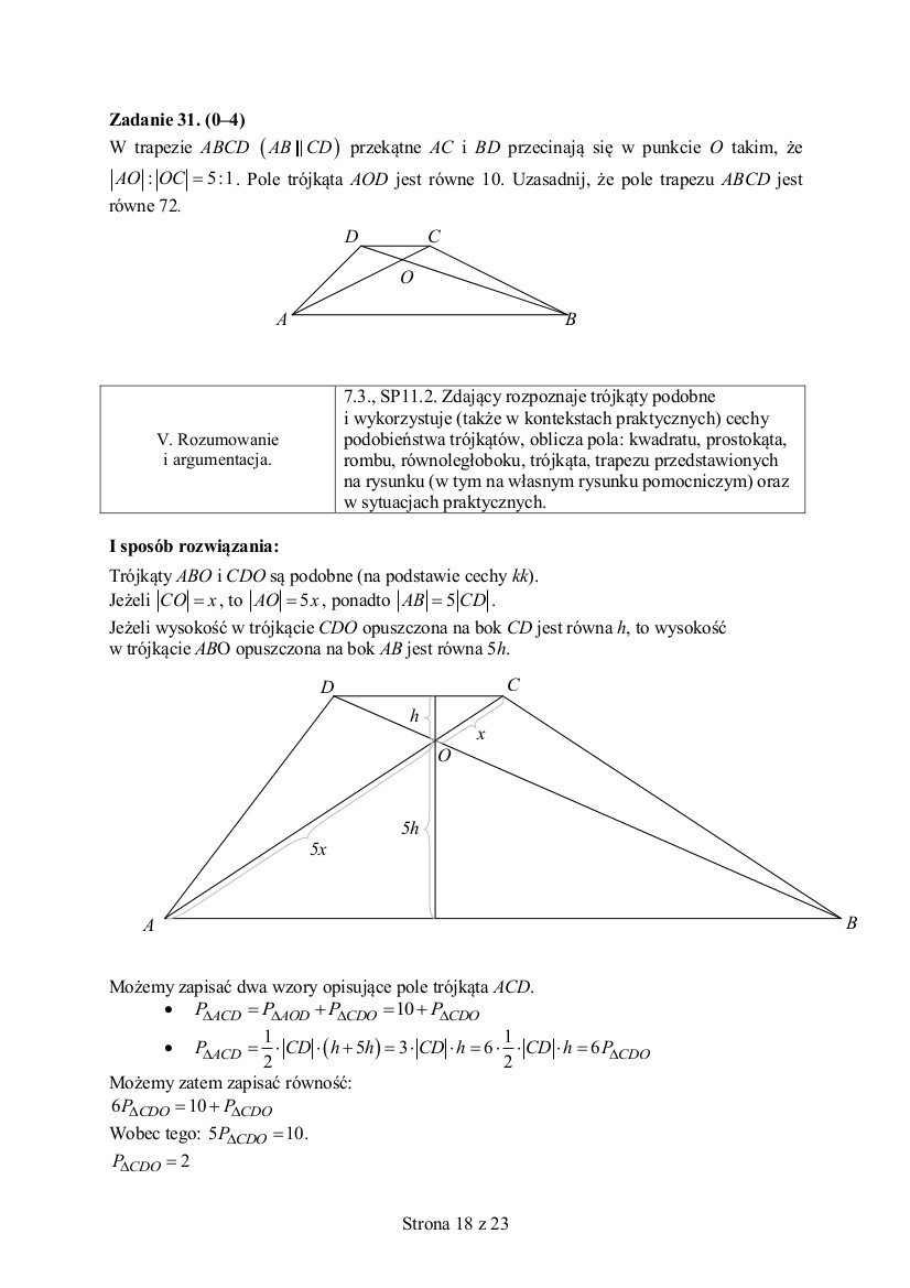 Próbna matura z matematyki ARKUSZE